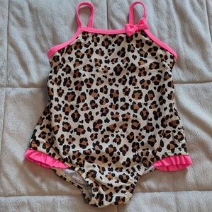OshKosh BGosh Girls Leopard Print Tankini Print
